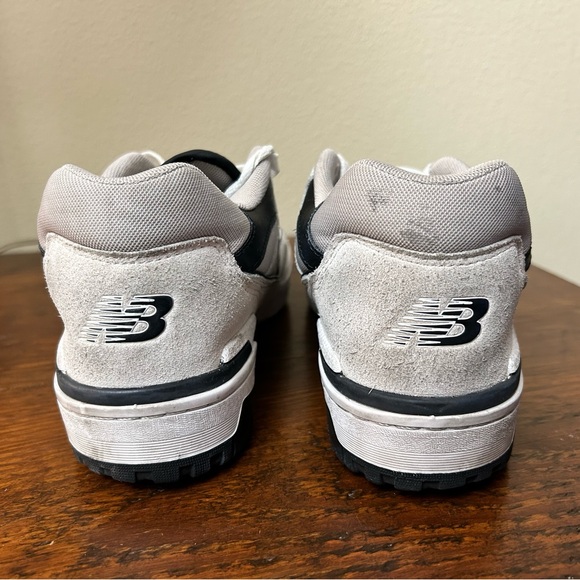 New Balance 550 White and Black Sneakers - Picture 2 of 5